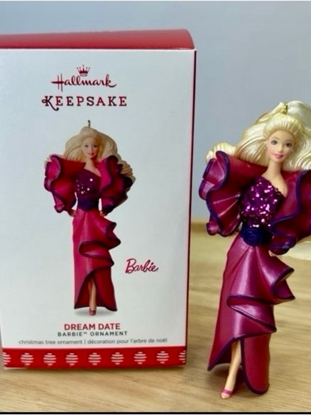 RARE HTF Vintage Hallmark Barbie Dream Date Ornament